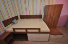 Dětská postel s úložnými prostory - ořech dijon